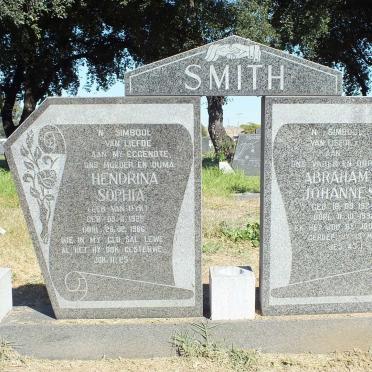 SMITH Abraham Johannes 1924-1992 &amp; Hendrina Sophia VAN DYK 1928-1986