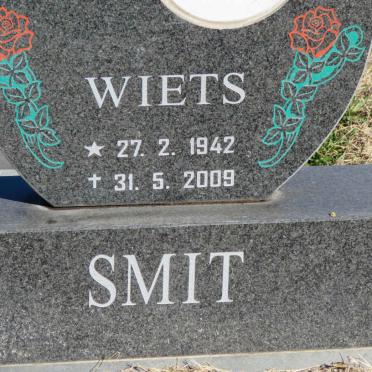 SMIT Wiets 1942-2009 &amp; Frances Ivy 1942-1993 