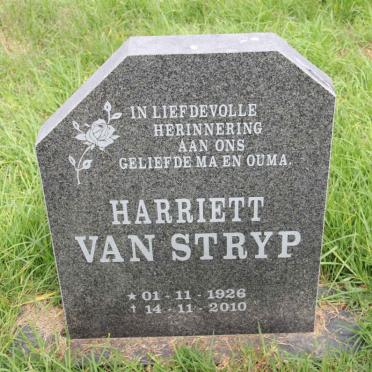 STRYP Harriett, van 1926-2010