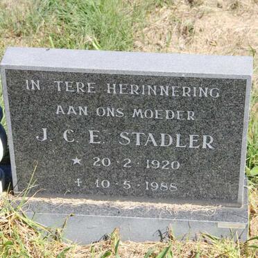 STADLER J.C.E. 1920-1988
