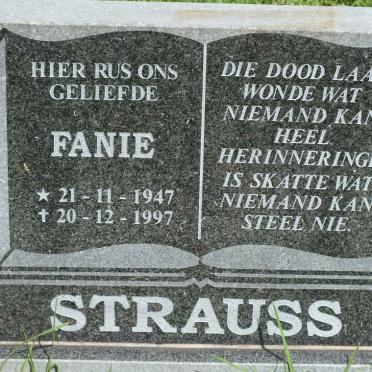 STRAUSS Fanie 1947-1997