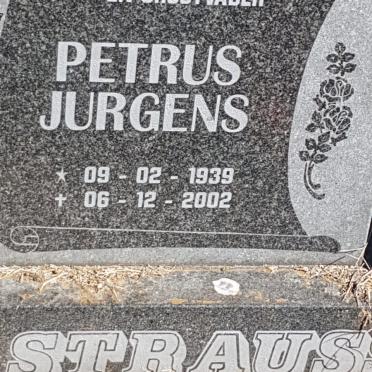STRAUSS Petrus Jurgens 1939-2002