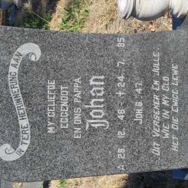 SWART Johan 1948-1985