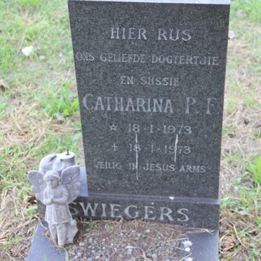 SWIEGERS Catharina P.F. 1973-1973