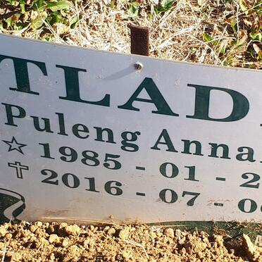 TLADI Puleng Annah 1985-2016