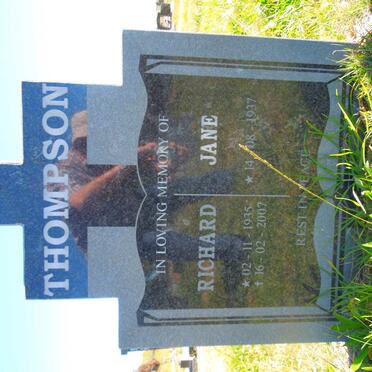 THOMPSON Richard 1935-2007 &amp; Jane 1937-
