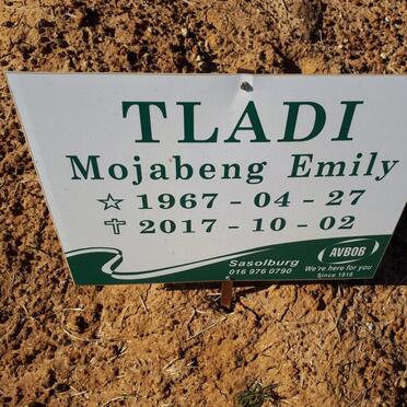TLADI Mojabeng Emily 1967-2017