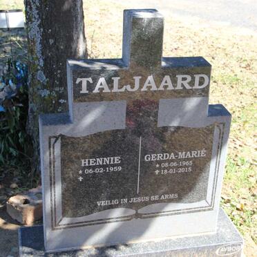 TALJAARD Hennie 1959- &amp; Gerda-Marié 1965-2015