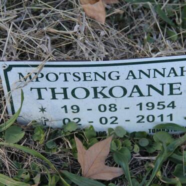 THOKOANE Mpotseng Annah 1954-2011