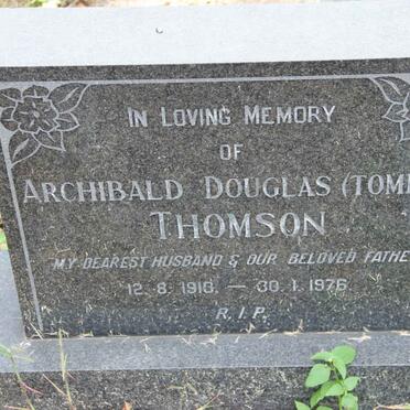 THOMSON Archibald Douglas 1913-1976