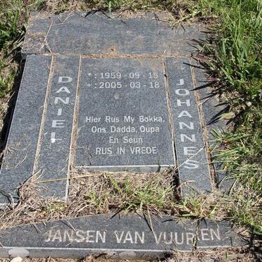 VUUREN Daniel Johannes, Jansen van 1959-2005