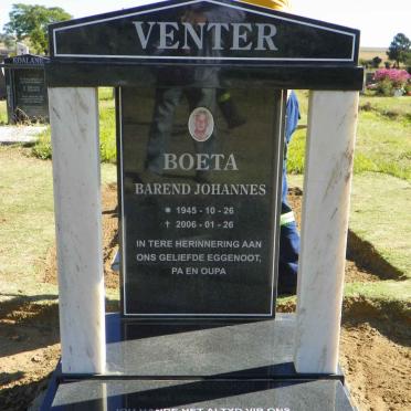 VENTER Barend Johannes 1945-2006
