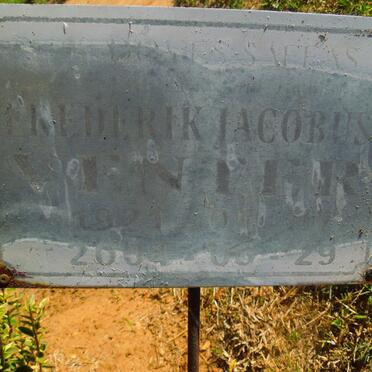 VENTER Hendrik Jacobus 1921-2004