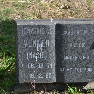 VENTER Ignatius J. 1974-1980