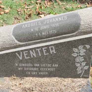 VENTER Andries Johannes 1936-1975