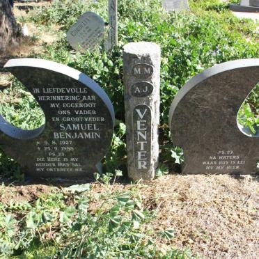 VENTER Samuel Benjamin 1927-1988