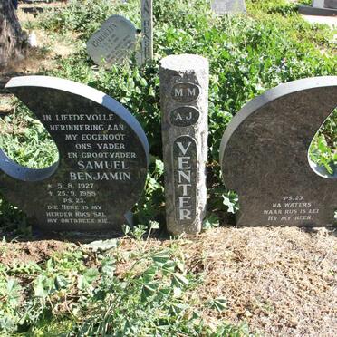 VENTER Samuel Benjamin 1927-1988