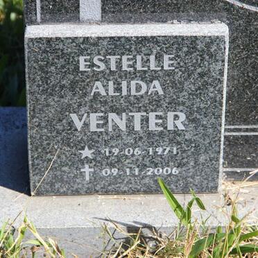 VENTER Pieter Albertus 1934-1993 &amp; Anna Sibella 1936- :: VENTER Estelle Alida 1971-2006