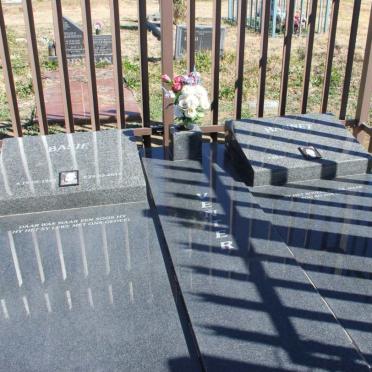 VENTER Basie 1948-2010 &amp; Hannet 1950-