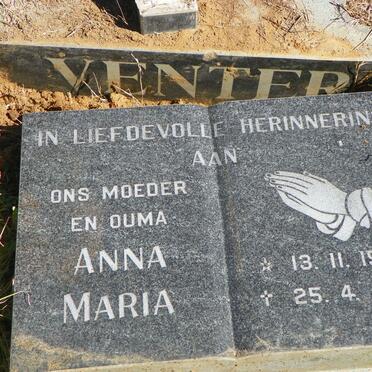VENTER Anna Maria 1909-1993