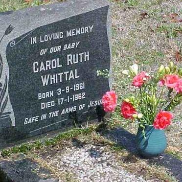 WHITTAL Carol Ruth 1961-1962