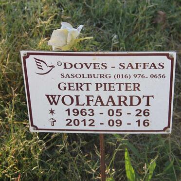 WOLFAARDT Gert Pieter 1963-2012