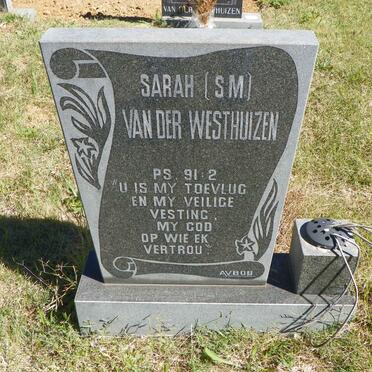 WESTHUIZEN S.M., van der