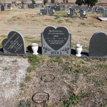 WICKS Christoffel 1945-1993 :: WICKS Chris 1974-1991 