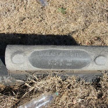 WYK Barend Christoffel, van 1912-1981