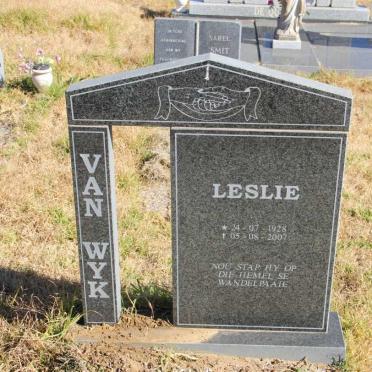 WYK Leslie, van 1928-2007