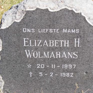 WOLMARANS Elizabeth H. 1897-1982