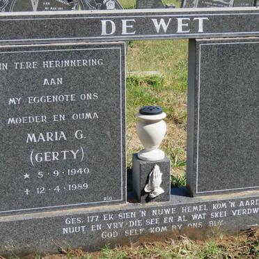 WET Maria G, de 1940-1989