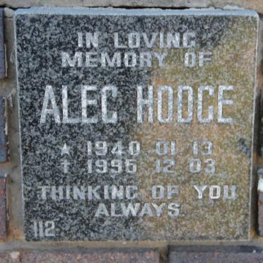 HODGE Alec 1940-1995