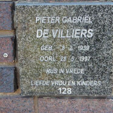 VILLIERS Pieter Gabriel, de 1939-1997