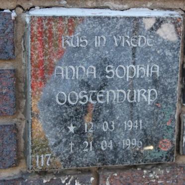 OOSTENDURP Anna Sophia 1941-1996