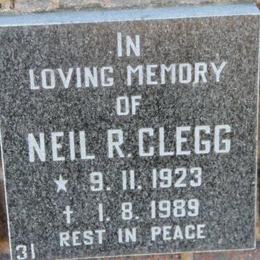 CLEGG Neil R. 1923-1989