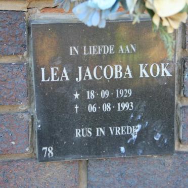 KOK Lea Jacoba 1929-1993