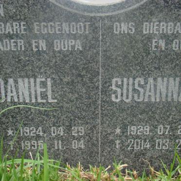 ? Daniël 1924-1995 &amp; Susanna P. 1929-2014