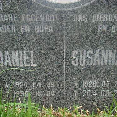 ? Daniël 1924-1995 &amp; Susanna P. 1929-2014