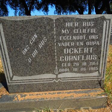 ? Ockert Cornelius 1914-1985