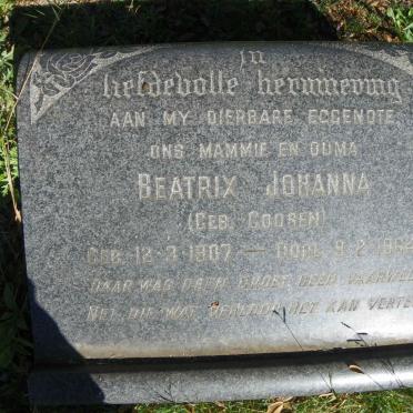 ? Beatrix Johanna nee GOOSEN 1907-1964