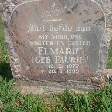 ? Elmarie nee FAURIE 1972-1999