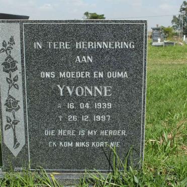 ? Yvonne 1939-1997