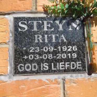 STEYN Rita 1926-2019