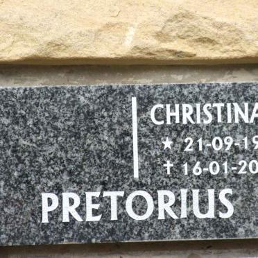 PRETORIUS Christina H. 1953-2006