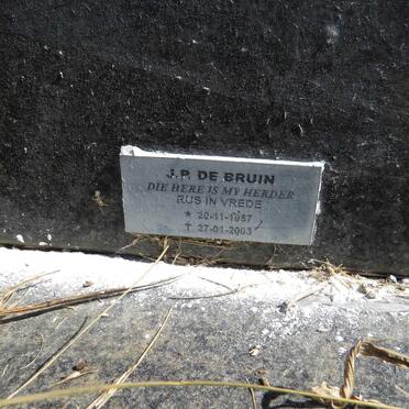 BRUIN Gert Jacobus, de 1929-1995 :: DE BRUIN Flippie 1959-2002 :: DE BRUIN J.P.1957-2003_3