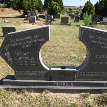 BEER Rudolph Johannes, de 1937-1992 &amp; Yvonne 1950-