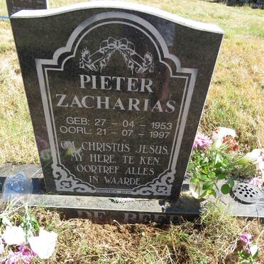 BEER Pieter Zacharias, de 1953-1997 