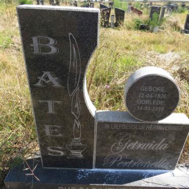 BATES Gertruida Pertronella 1926-2010