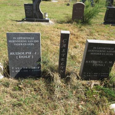 CASTELYN Rudolph J. 1922-1998 & Katriena I.M. 1935- 2009